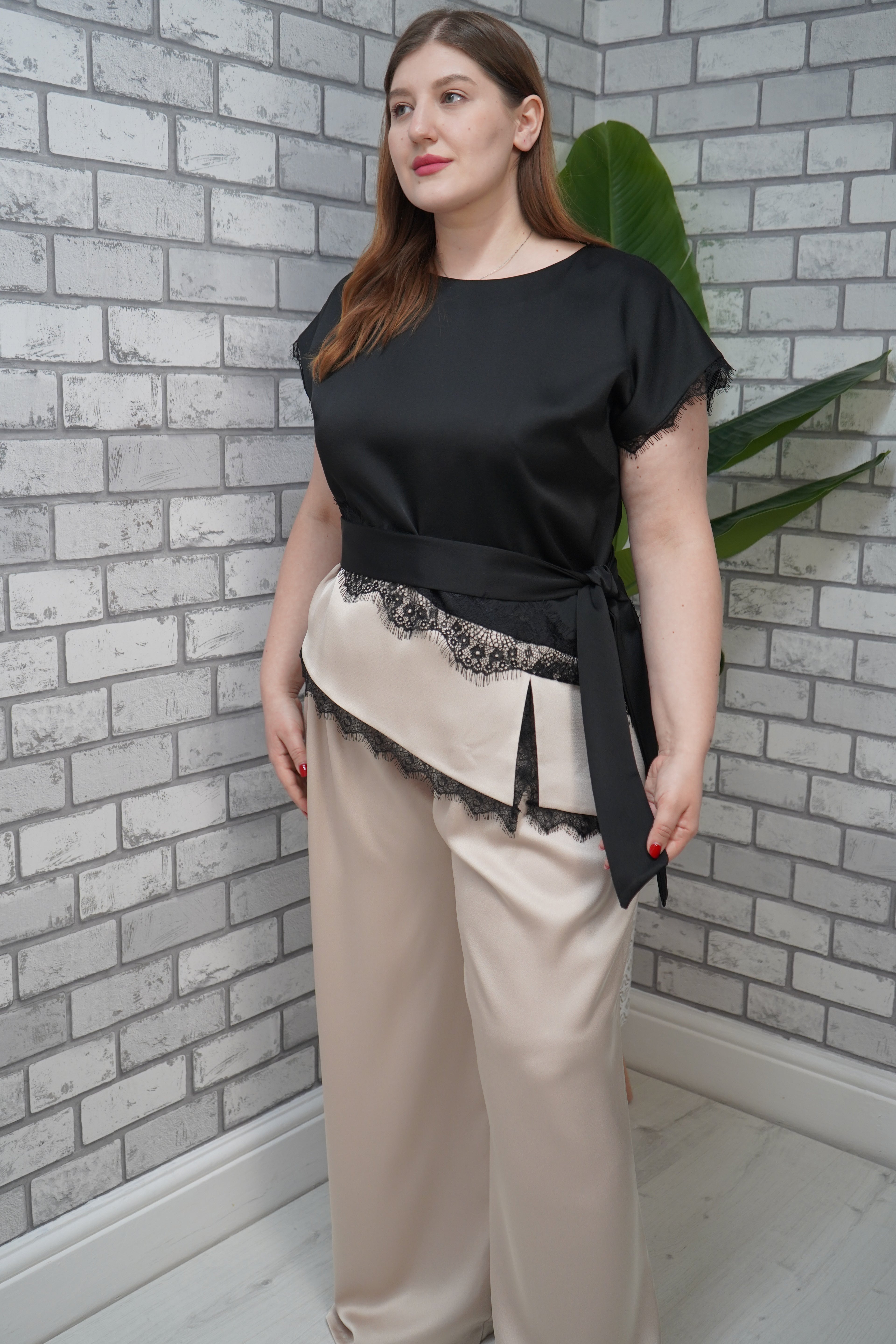 Premium Sateen Two-Piece Suit