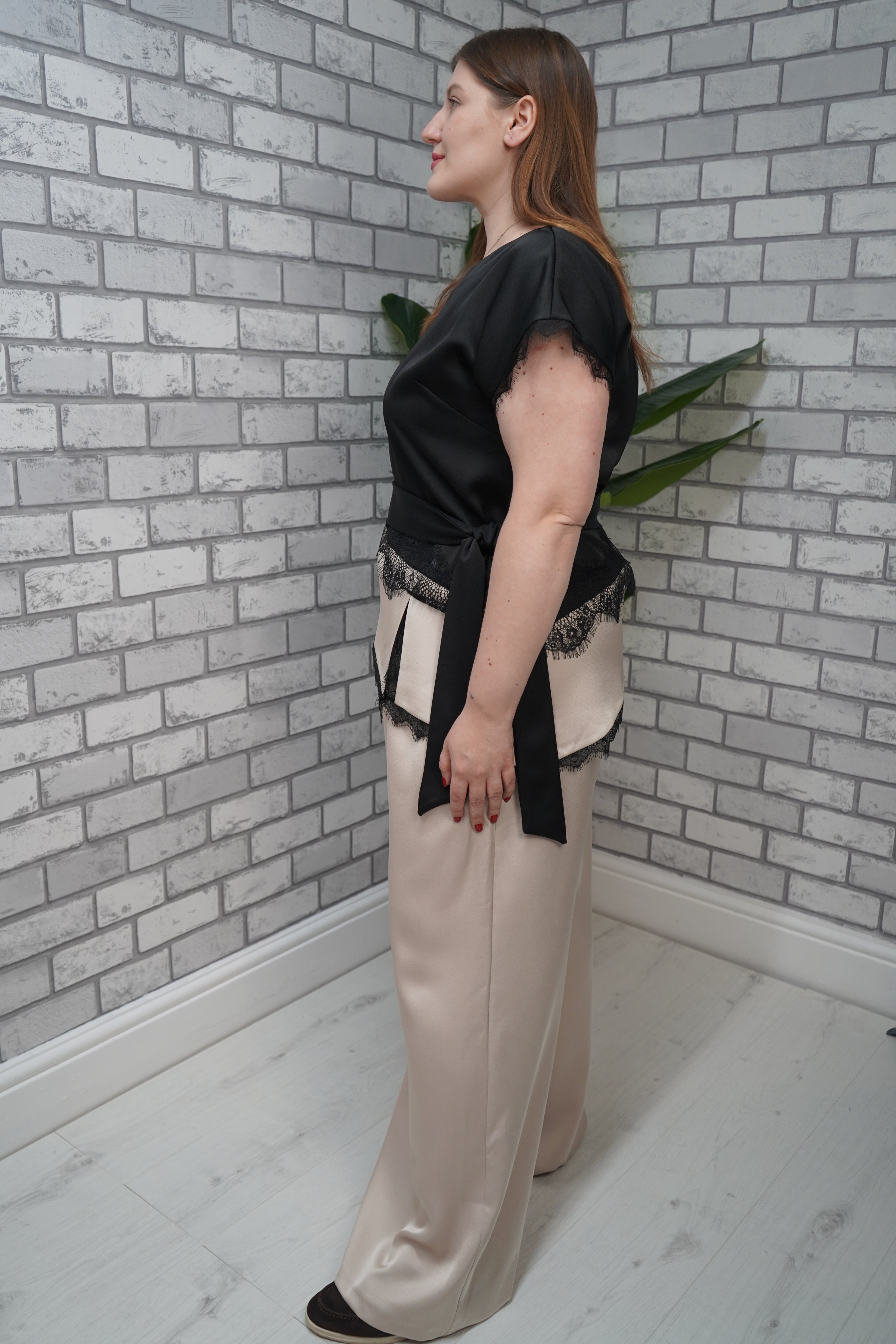 Premium Sateen Two-Piece Suit