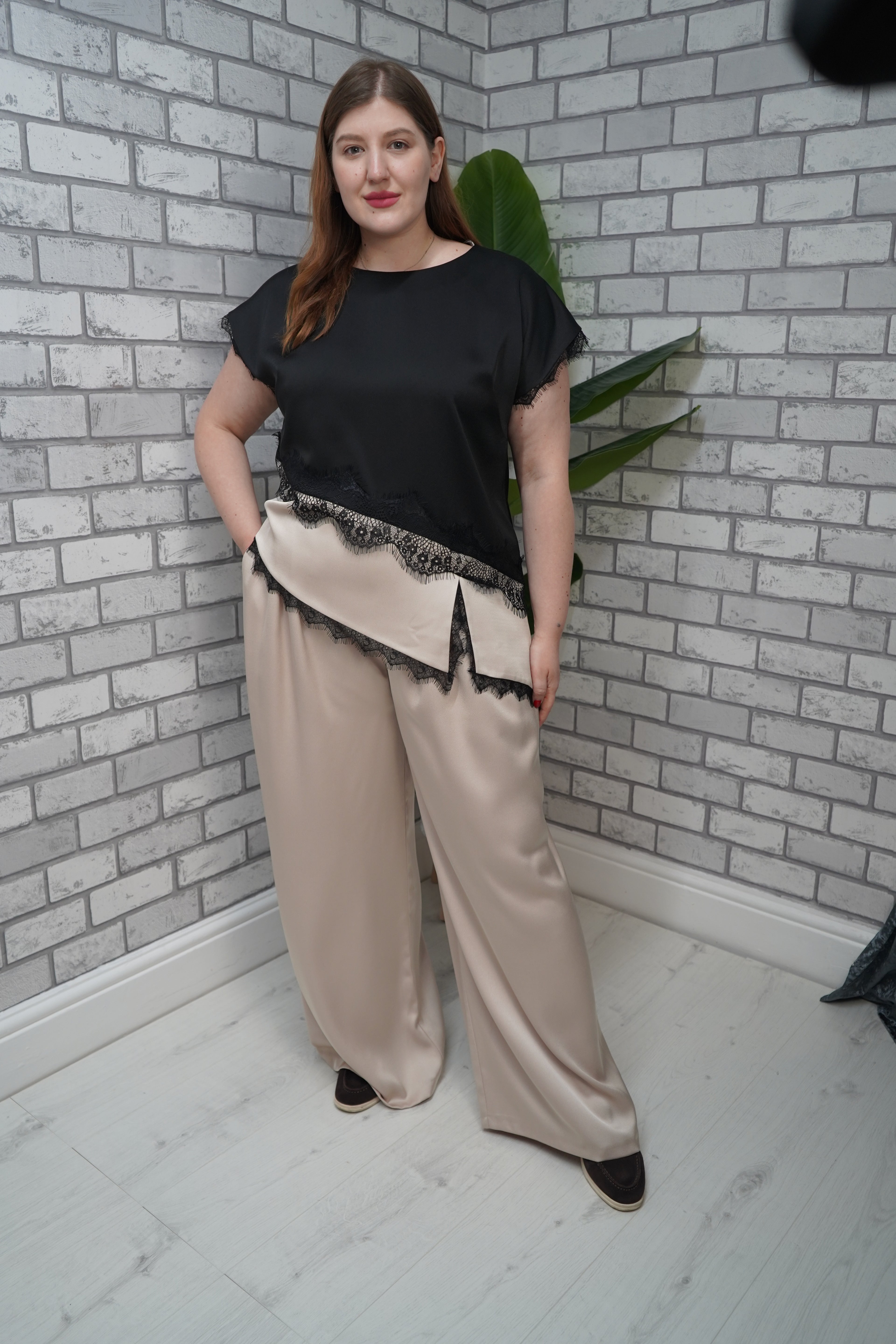 Premium Sateen Two-Piece Suit