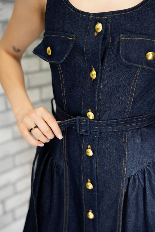 Denim dress