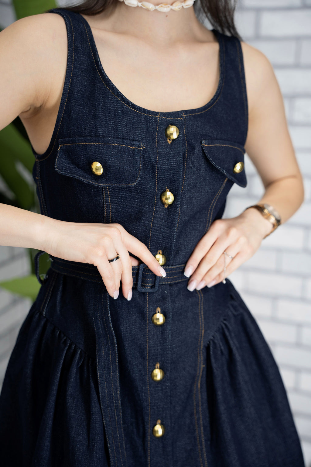 Denim dress